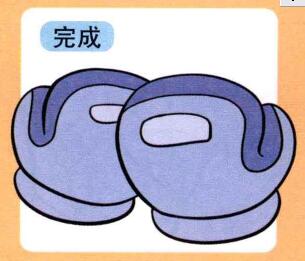 手套兒童畫畫法步驟04