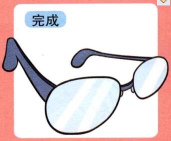 眼鏡兒童畫畫法步驟04
