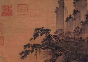 南宋《松風(fēng)樓觀圖頁(yè)》欣賞