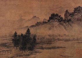 南宋《水村煙靄圖頁》欣賞