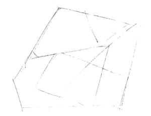 蝸牛的素描畫(huà)線(xiàn)稿畫(huà)法步驟02