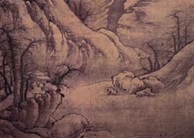 曹知白《雪山圖軸》欣賞
