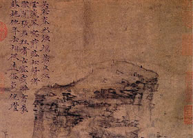 元代張中《吳凇春水圖軸》欣賞