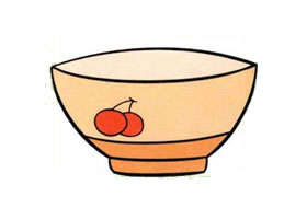 碗的兒童畫法