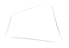 玉米的素描畫(huà)法步驟01，畫(huà)線稿