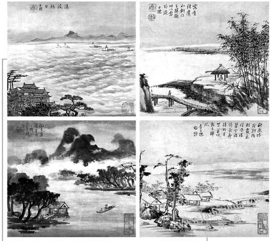 繪畫名家：查士標(biāo)
