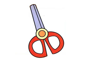 剪刀兒童畫(huà)