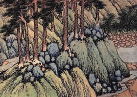 沈周《南山祝雨圖卷》欣賞