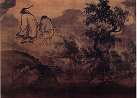 明代汪肇《起蛟圖軸》欣賞