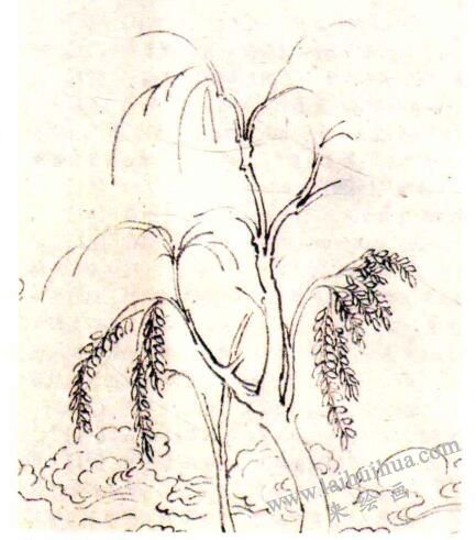 晉人山水畫中的樹法特征