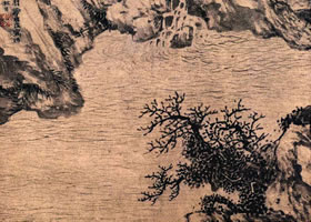 謝時(shí)臣《山水圖軸》欣賞