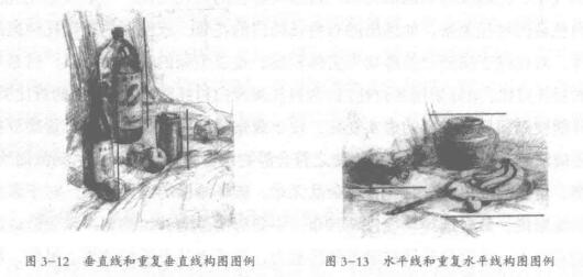 素描靜物寫生構(gòu)圖的形式線與形式感
