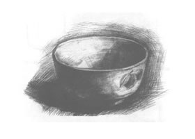 碗的素描畫法