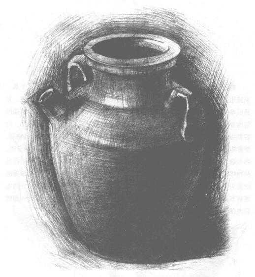 罐子素描畫法