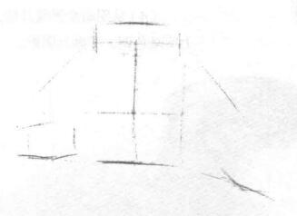 杯子和雞蛋組合素描畫法步驟01