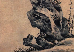 明代項元汴《柏子圖軸》欣賞