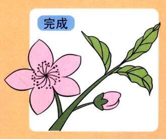 桃花兒童畫(huà)