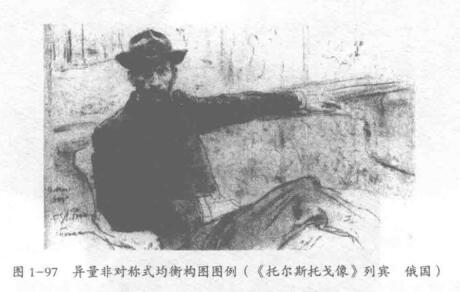 異量非對(duì)稱(chēng)式均衡構(gòu)圖