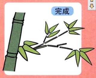 竹子兒童畫