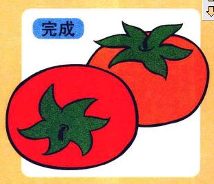 西紅柿兒童畫