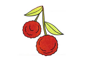 荔枝兒童畫