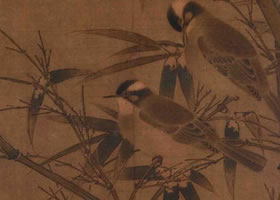 《白頭叢竹圖》賞析