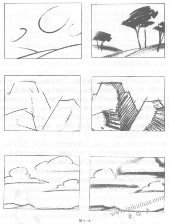 風(fēng)景素描技巧：三分法原則02