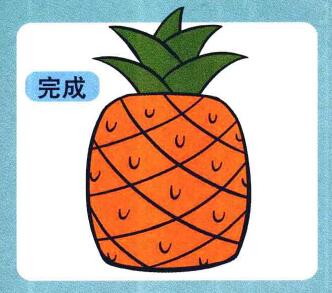 菠蘿兒童畫
