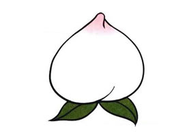 桃子兒童畫