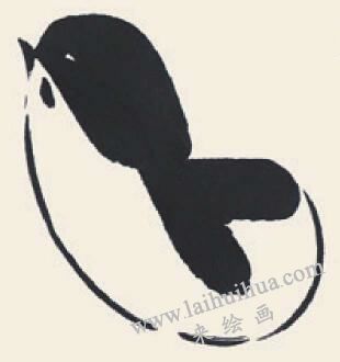 小雞的兒童國(guó)畫(huà)畫(huà)法步驟03