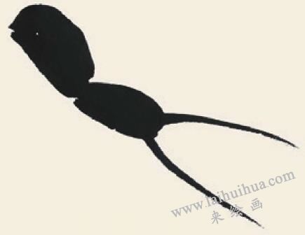 燕子兒童國畫畫法步驟02