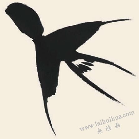 燕子兒童國畫畫法步驟03