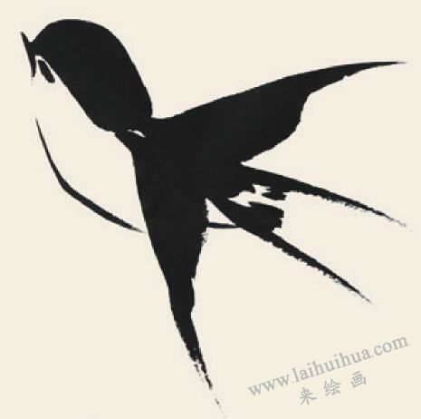 燕子兒童國畫畫法步驟04