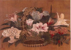 《花籃圖》賞析