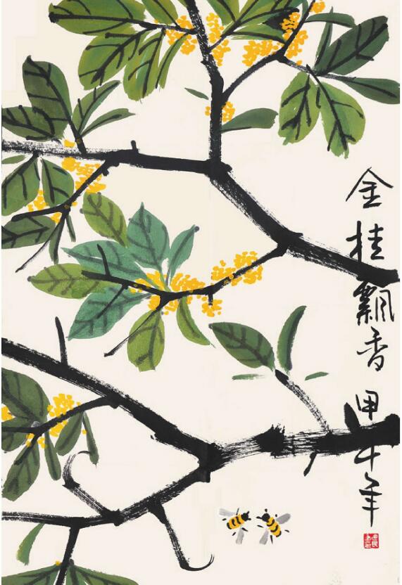 蜜蜂兒童國畫