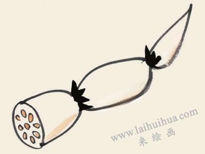 蓮藕兒童國(guó)畫
