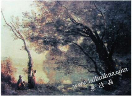 《蒙特方丹的回憶》【法國(guó)】柯羅