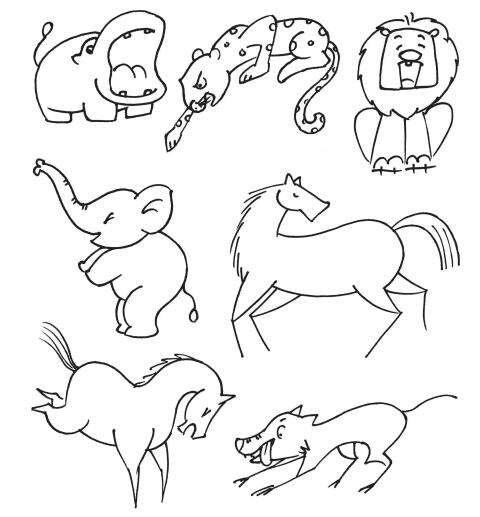 動物的情緒表達畫法