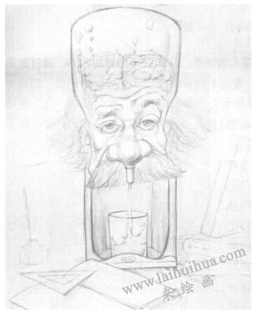 意的聯(lián)想作品，設計素描