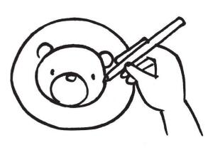 動(dòng)物簡(jiǎn)筆畫圖案書簽02