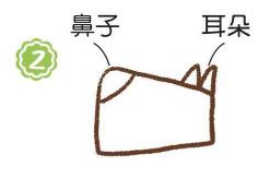 院子里的狗簡筆畫畫法步驟02