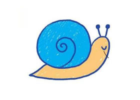 蝸牛簡(jiǎn)筆畫