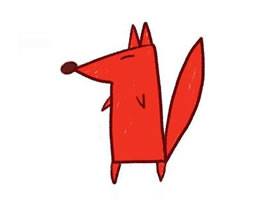 狐貍簡筆畫