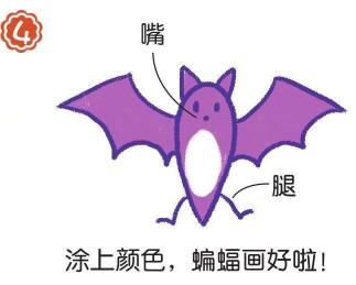 蝙蝠簡(jiǎn)筆畫