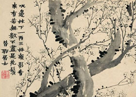 金農《墨梅圖》賞析