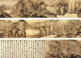 清代龔賢《溪山無(wú)盡圖》賞析