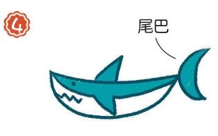 鯊魚簡筆畫