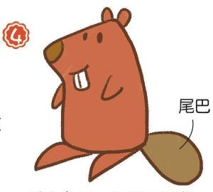 河貍簡筆畫