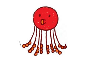 章魚簡筆畫