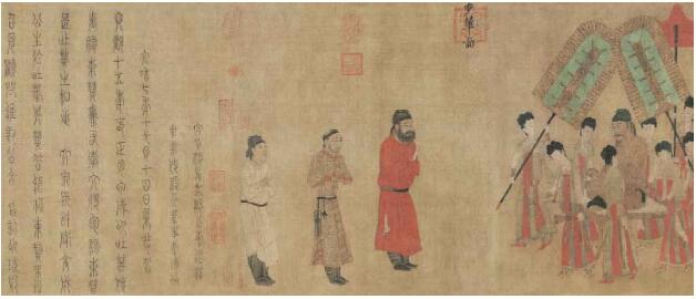 現(xiàn)藏故宮博物院的《步輦圖》